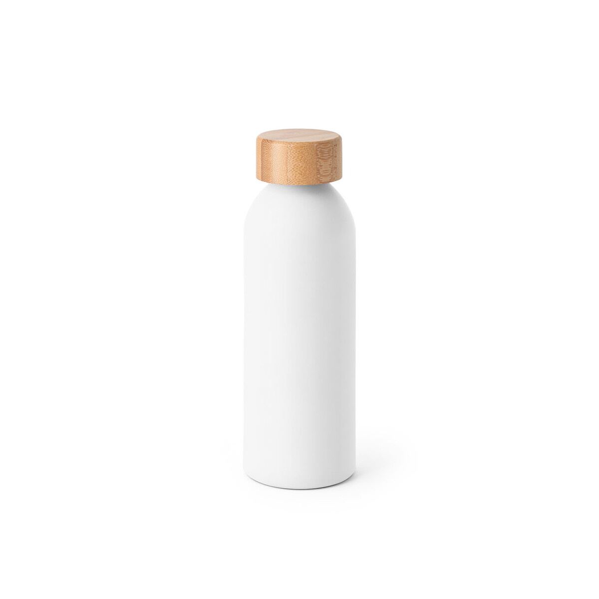 QUETA. Aluminiowa butelka z bambusową pokrywką 550 ml 94250_set