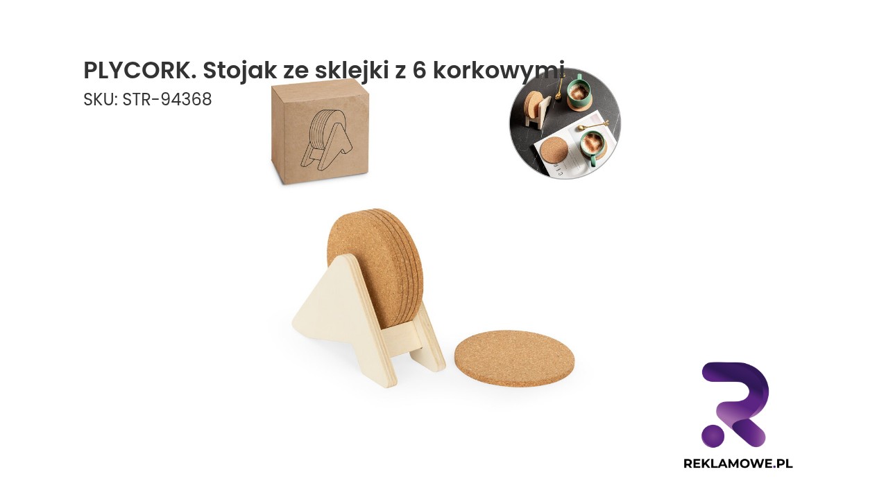 Stojak ze sklejki z sześcioma miejscami na korki